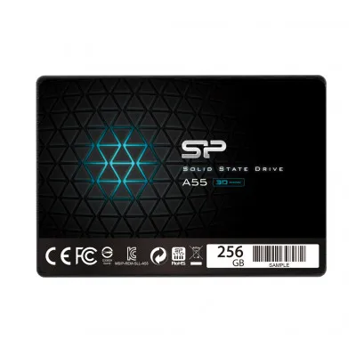 Внутренний твердотельный накопитель SP 256 ГБ SSD 3D NAND A55 SLC SATA III