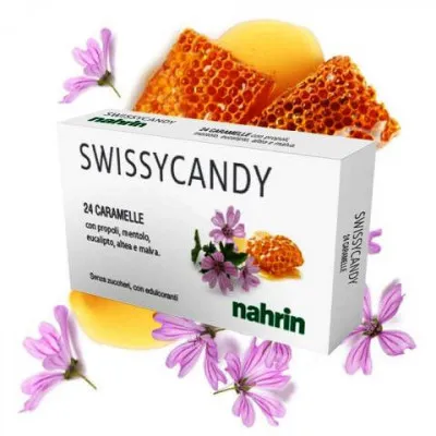 Швейцарские леденцы для горла "Swissycandy"  Swiss Nahrin, Швейцария