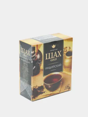 Чай чёрный ШАХ GOLD, Индийский, 2г * 100 пак, 200 гр