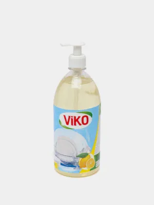Гель для мытья посуды Viko, лимон, 1 л
