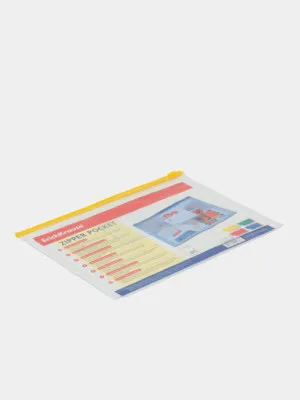 ZIP-пакет пластиковый ErichKrause PVC Zip Pocket, B5, прозрачный