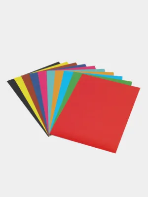 Набор цветного картона и цветной бумаги Hatber 23988 "Гарри Поттер", 20 листов