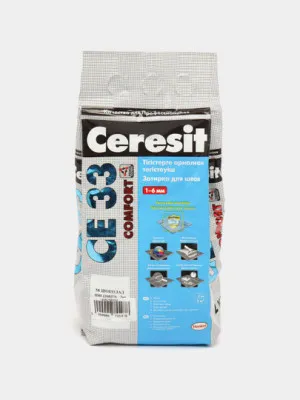 Затирка для швов Ceresit 58, CE33 2 кг, Шоколад
