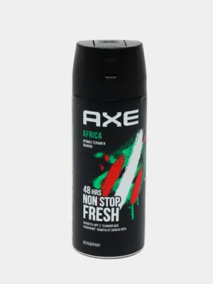 Дезодорант-спрей для мужчин Axe Africa, аромат герани и ванили, 150 мл