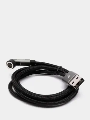 Магнитный кабель Floveme, поворотный, с быстрой зарядкой, Lightning, Type-C, Micro-USB, 1 м