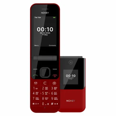 Telefon Novey X77 Red (1 oylik kafolat)