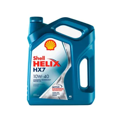 Масло полусинтетическое Shell Helix HX7 10W-40 1/4/55/209л