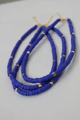 Ожерелье, модель: синий фимо ti209 Mori