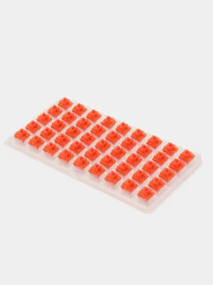 Набор механических переключателей для клавиатуры Akko CS Radiant Red, 45 шт