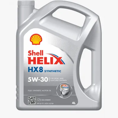 Масло синтетическое SHELL HELIX HX8 5W-30 1/4 л