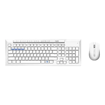 Клавиатура и мышь Rapoo 8200M White Wireless