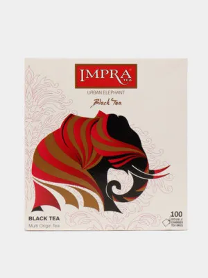 Черный чай IMPRA Urban Elephant Black Tea, 1.5 г, 100 шт