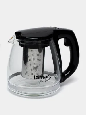 Стеклянный заварочный чайник Lamart LT7025, 1.1 л