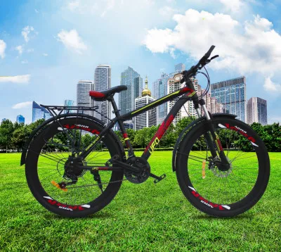 Велосипед Azxx амортизаторный с багажом 27.5 дюймов  Red