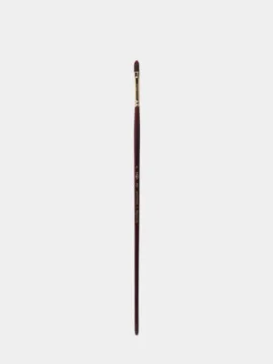 Кисть художественная Гамма Вернисаж №6, плоскоовальная, длинная ручка 