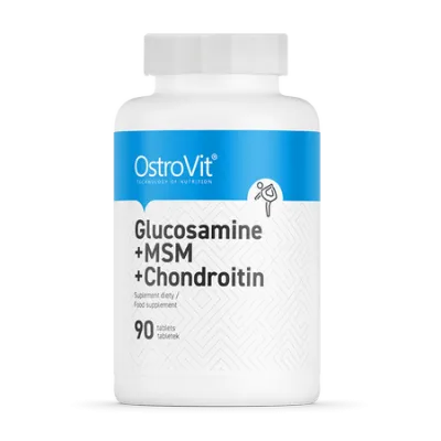 Глюкозамин + МСМ + Хондроитин, OstroVit, 90 таблеток