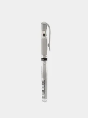 Ручка гелевая Uniball Signo Broad, 1 мм, серебряная