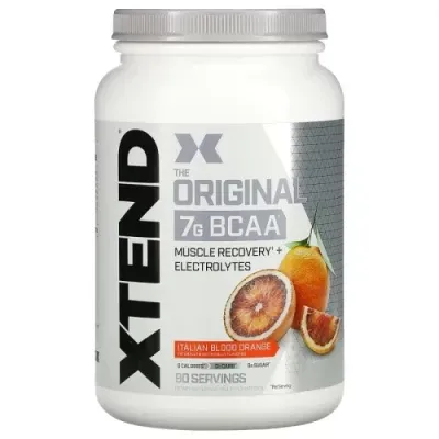 Xtend, The Original BCAA (90 servings Italian Orange), аминокислоты с разветвленными цепями, со вкусом итальянского красного апельсина, 1,31 кг (2,88 фунта)