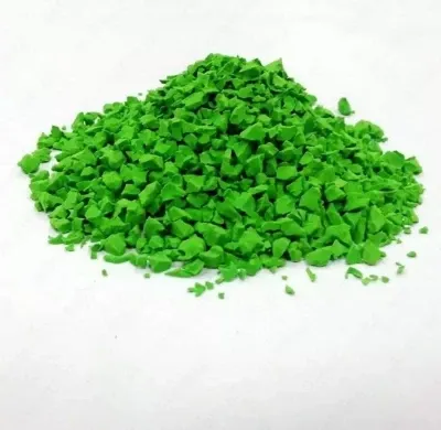 Напольное покрытие из резиновой крошки (зеленое)