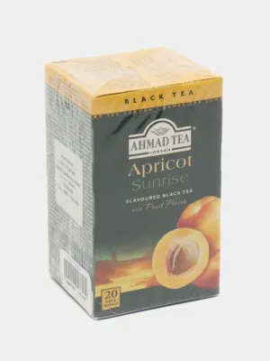 Черный чай Ahmad Apricot Sunrise, 2 г, 20 шт 