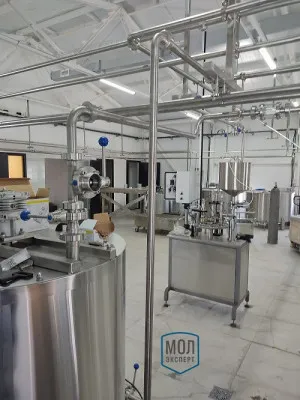 Молочный завод 4000л в день типовой готовый проект Молэксперт