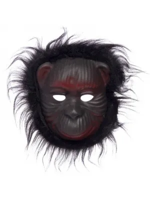 Карнавальная маска обезьяна с мехом a011 SHK Gift