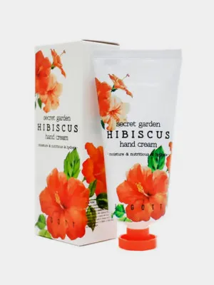 Крем для рук с экстрактом гибискуса Secret Garden Hand Cream Hibiscus, 100мл