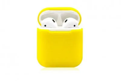 Силиконовый чехол для Apple Airpods Yellow