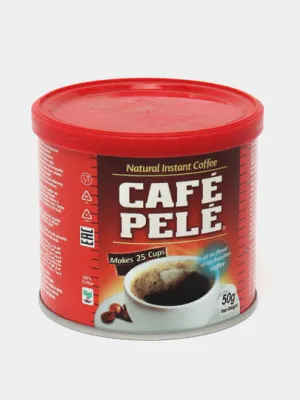 Кофе CAFE PELE натуральный растворимый порошкообразный, 50г