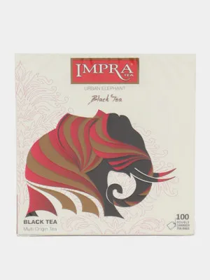 Чёрный чай IMPRA Urban Elephant, 1.5 г, 100 шт