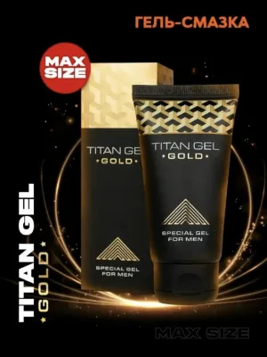 Titan Gel Gold erkaklar uchun maxsus krem.
