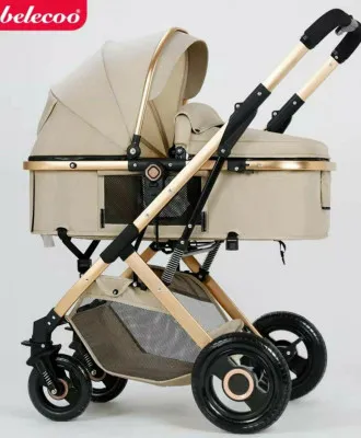Детская коляска Belecoo HA321 (цвет бежевый)