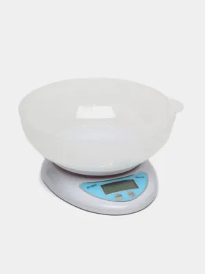Электронные кухонные весы со съемной чашей на 5 кг
