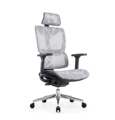 Кресло руководительское EDUARD (A3113-3D) серый