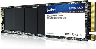 Внутренний накопитель Netac SSD, 128gb, NVMe M.2 2280 PCIe Gen 3x4