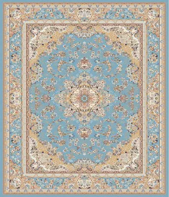 Самаркандский ковер kashmir 06002 mavi
