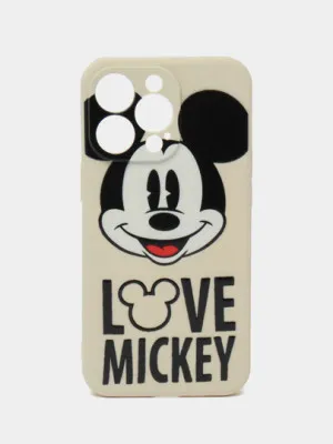 Чехол iPhone 13/12/11 ProMax/Pro с рисунком "Mickey" силиконовый
