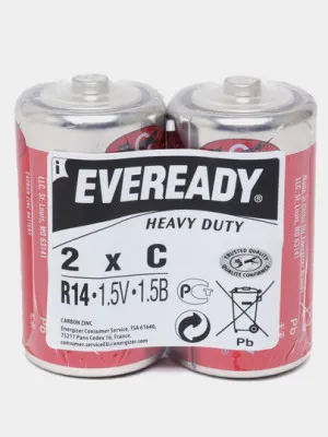 Батарейки Eveready Heavy Duty C, 2 шт