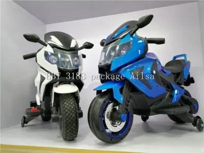 Электрический детский мотоцикл с автоматическим управлением ht-3688 blue