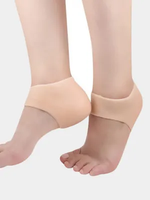 Силиконовые косметические носочки от мозолей и трещин на пятках - 2