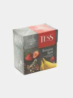 Чай черный Tess Banana Split, 1.8 г, 20 пирамидок
