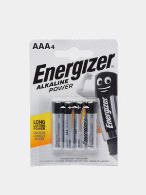 Батарейки Energizer POWER AAA E92 E300132607, 4 штуки