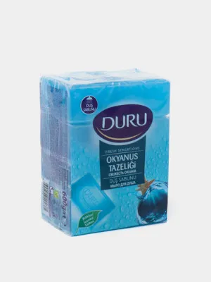 Мыло для душа DURU Fresh Ocean, 150 г, 4 штук