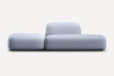 Модульный диван Риббл-1 Bucle Lilac