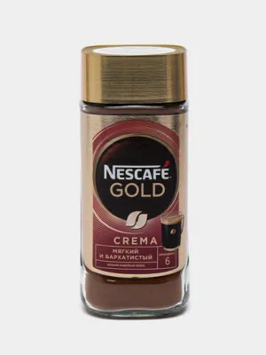 Растворимый кофе Nescafe Gold Crema, 95 г