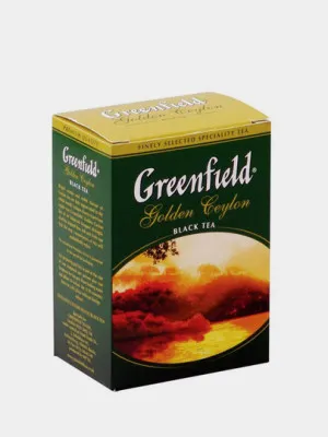 Чёрный чай Greenfield Golden Ceylon, листовой, 100 гр