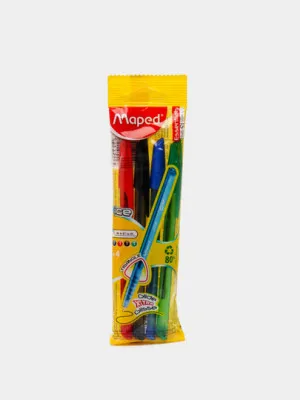 Ручка шариковая Maped, 4 цвета
