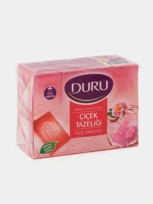 Мыло для душа DURU Floral, 150 г, 4 шт