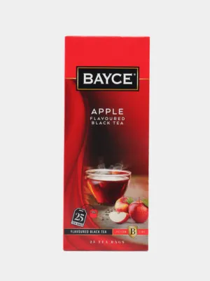 Чёрный чай BAYCE Apple Flavoured, 25x1.5 г