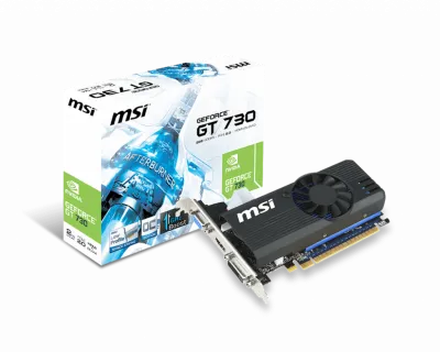 Video karta MSI GeForce N730K-OC-V5 2GD5 | 1 yil kafolat